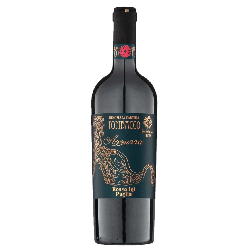 Rinomata Cantina Tombacco Azzurra Rosso Puglia IGT 2021